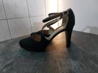 High Heels Pumps schwarz samt Plateau Dortmund - Aplerbeck Vorschau