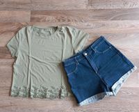 Sommerset Shorts H&M plus Shirt Staccato - Größe 170 Niedersachsen - Lamspringe Vorschau