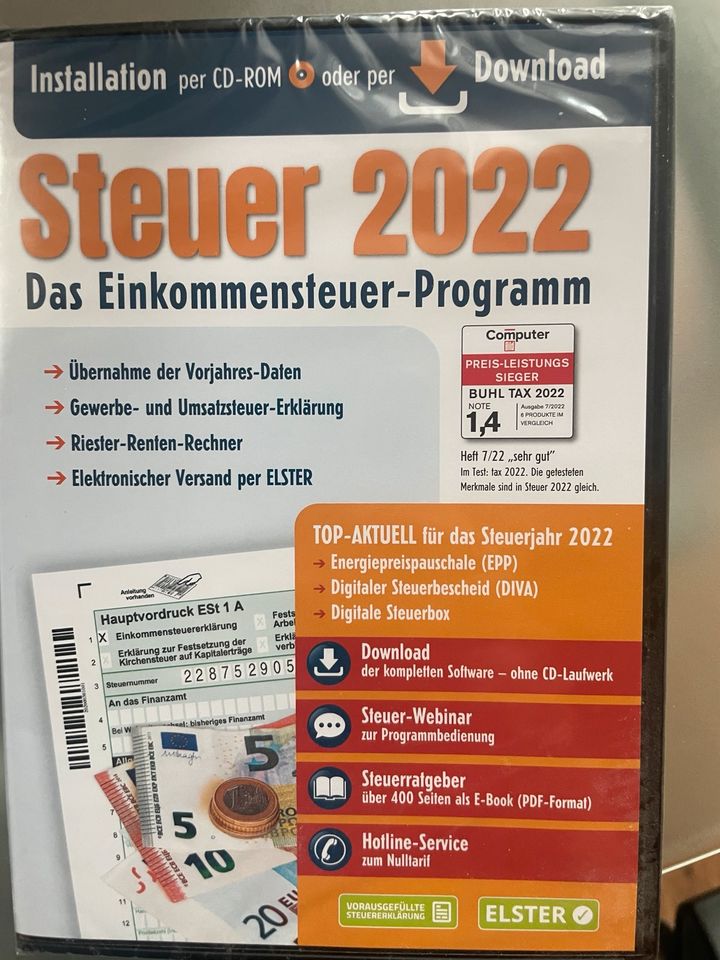Steuer 2022 con Aldi ungeöffnet in Mörfelden-Walldorf