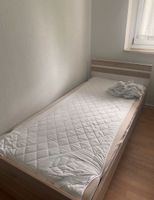 Bett 90x200 mit Matratze, Lattenrost, Lacken, komplett Sachsen-Anhalt - Halle Vorschau