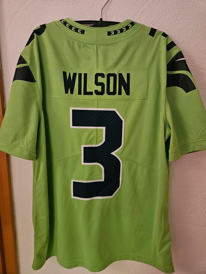 NFL Seattle Seahawks 3 Russel Wilson Jersey in L in Mudersbach