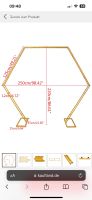 Hochzeitsdeko Hexagon Traubogen Sechseck Nordrhein-Westfalen - Herford Vorschau