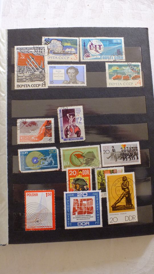 DDR / BRD Briefmarken Sammlung Teil 3 in Samtens