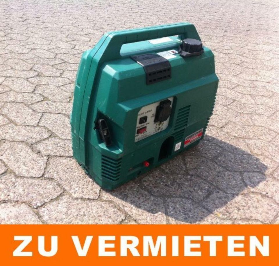 Stromerzeuger Schallgedämpft 0,9 kVA / 1x 230 V - ZU VERMIETEN in Dinslaken