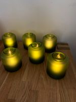 25 Teelicht Gläser Glas Vasen grün inkl. Batterie Teelicht ***** Schleswig-Holstein - Norderstedt Vorschau