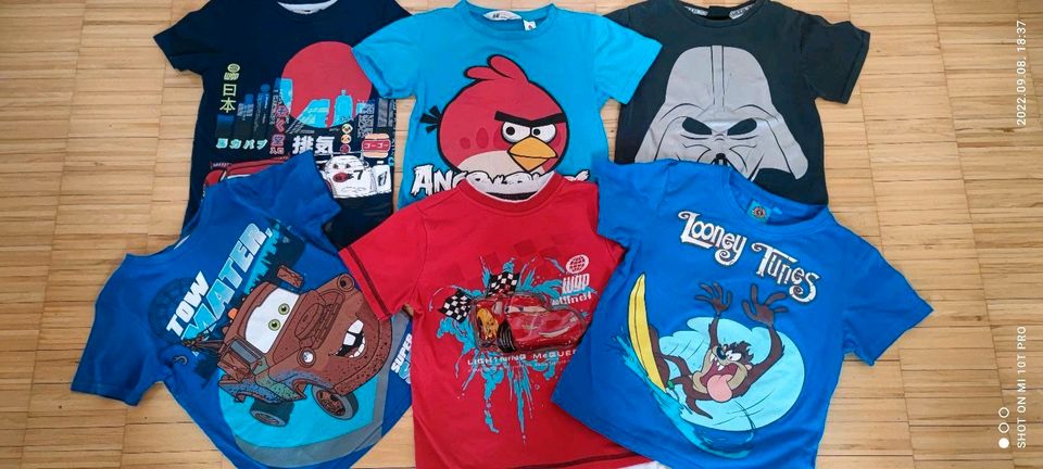 Jungenpaket*~25 Teile*~110/116*Hollister Cars Angry Birds#7 in Reisbach