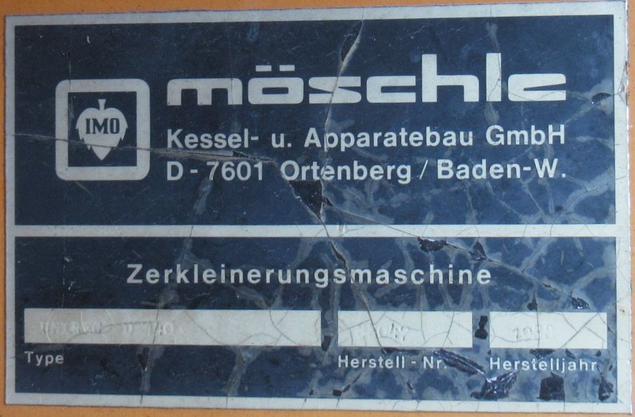 mobiler Holzshredder Möschle Unirec in Wurzen