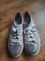 Damen*Rieker*Sommer*Schuh*Sneaker*Gr.41*rosa*weiß*neuwertig*top Hessen - Korbach Vorschau