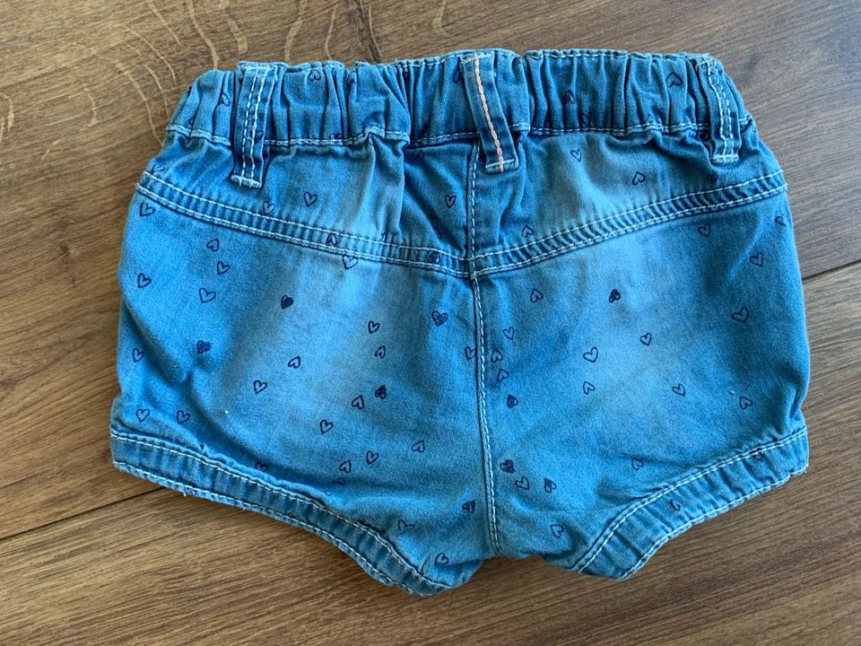 S.oliver süße Sommershorts kurze Hose Jeans verstellbar Gr.62/68 in Aurich