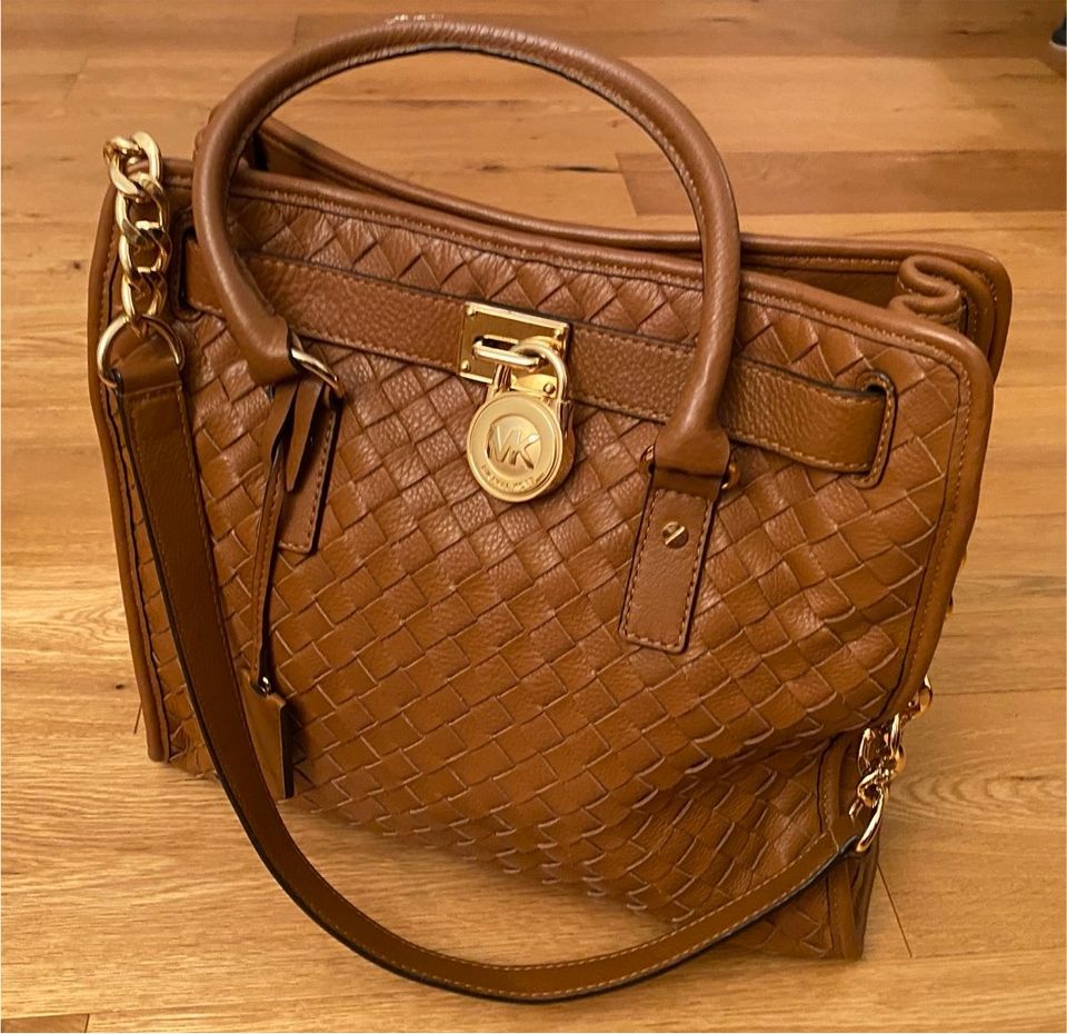 Original Michael Kors Cognac Leder Tasche in Wetter (Ruhr)