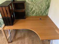 Ikea Galant Schreibtisch, 80 x 150, L-Form, graues Gestell Nordrhein-Westfalen - Dorsten Vorschau