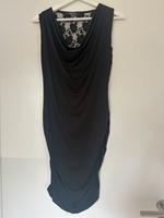 Schwarzes Kleid enganliegend mit Raffung M Hessen - Darmstadt Vorschau