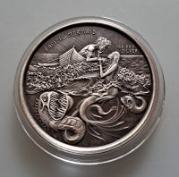 Pacific Mermaid Antik Finish 2021 Samoa 1 oz Silber Münze Niedersachsen - Hollenstedt Vorschau