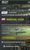 Verkaufe 2 Tickets für GP Speedway Rennen 11.05.24 Warschau/Polen Niedersachsen - Osnabrück Vorschau