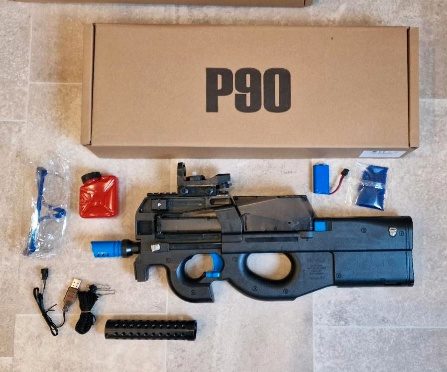 Gel Blaster P90, elektrische Wasserkugel-Pistole, Orbeez Gun in Feuchtwangen