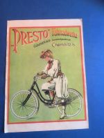 Altes Werbeplakat „Presto Fahrradwerke“ Thüringen - Erfurt Vorschau