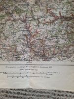 Alte Landkarte z.T. aus 1. und 2. Weltkrieg Baden-Württemberg - Gaggenau Vorschau
