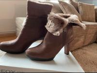 Sexy Stiefeletten/Stiefel beige/braun Größe 40 gefüttert & bequem Hamburg-Nord - Hamburg Uhlenhorst Vorschau