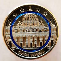 5 Xeros Münze Probeprägung Citivas Vaticana Petersdom 2016 Hessen - Michelstadt Vorschau