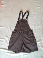 Black Premium EMP Latzhose Shorts Gothic Lolita Punk Emo Hessen - Offenbach Vorschau