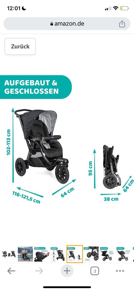 Chicco Trio Activ3 Kinderwagen 3 in 1 zum verkaufen in Berlin