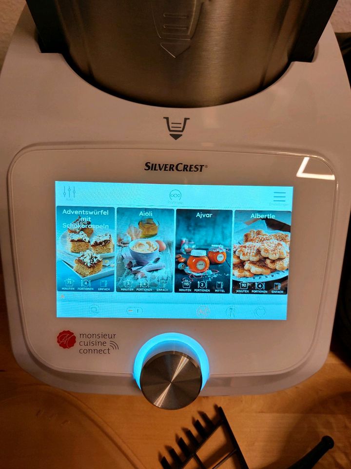 Monsieur Cuisine Connect mit Dampfgaraufsatz und Einsatz in Marschacht