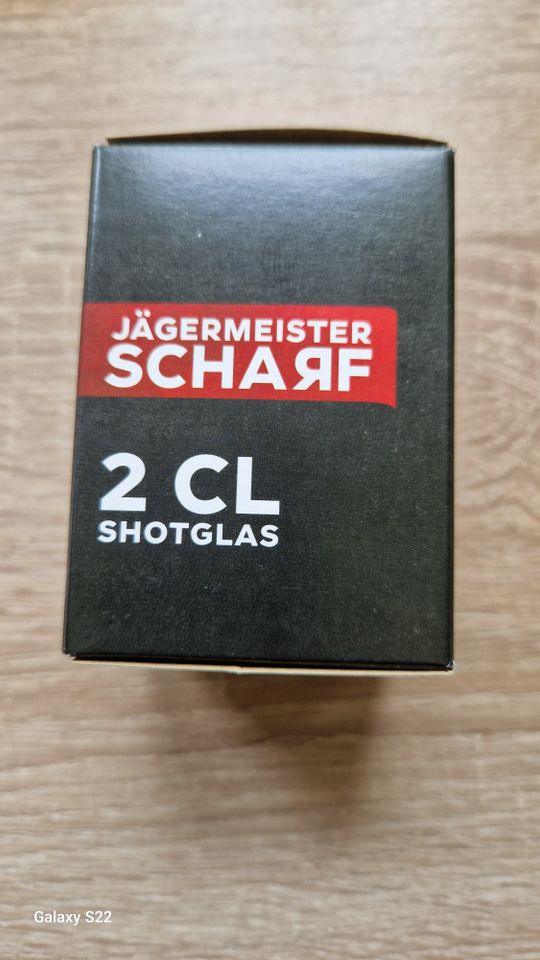 Jägermeister Shot Scharf Limitiert für dich 2cl Rot in Herten