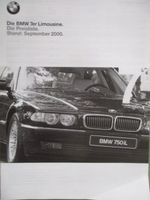 BMW 7er Reihe E38 728i-740i,730d 740d E38 Preise+Highline 9/2000 Nordrhein-Westfalen - Minden Vorschau