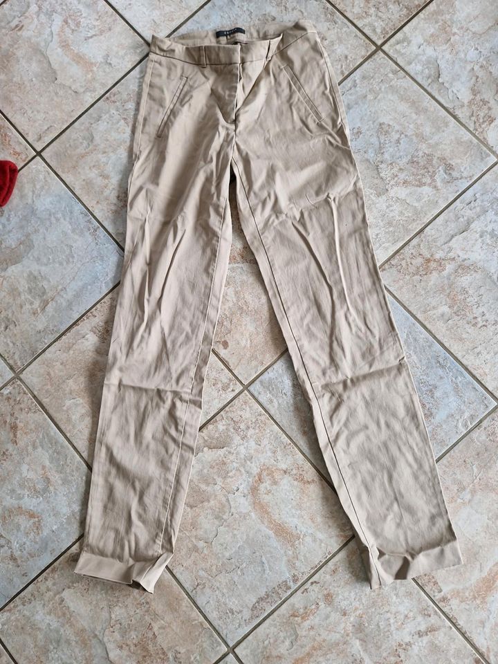 Beige Stoffhose von Esprit Gr. 32/XS wie neu in Karlsruhe