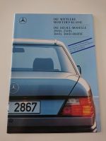 MB Mercedes Benz Prospekt 1987 E Klasse Diesel 200 250 300 Baden-Württemberg - Illingen Vorschau