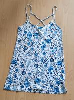 Blau weißes Blümchen Kleid Niedersachsen - Schiffdorf Vorschau