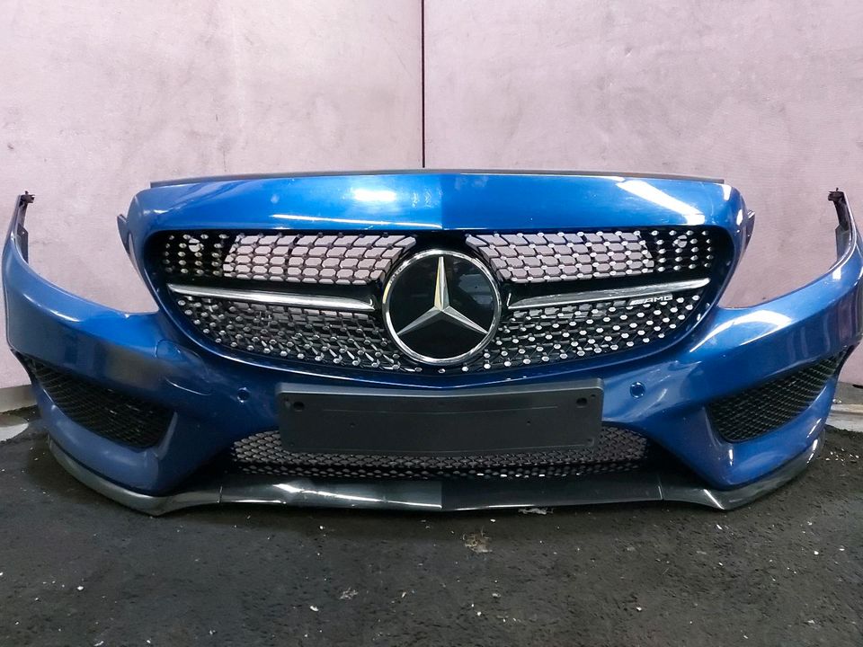 Mercedes W205 AMG C43 Stoßstange vorne PDC Komplett Farbcode 896 in Essen