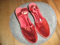 Neu Sommersandalen rot Glitzer Pailletten Gr. 38 Schuhe Bayern - Hauzenberg Vorschau