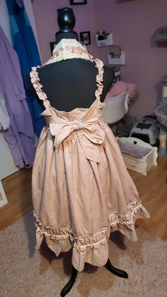 Süßes Lolita kleid mit Kopfbedeckung in Zscherben