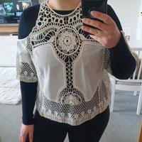 Hollister Strand Festival Bluse Spitzenmuster Sommerbluse Bad Godesberg - Schweinheim Vorschau