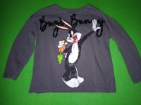 grau Langarmshirt Shirt Bugs Bunny Gr 128 Looney Tunes Pailletten Bayern - Jesenwang Vorschau