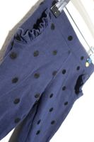 Hose, Legging, blau mit Flockprint Punkten, Gr. 98 Duisburg - Duisburg-Mitte Vorschau