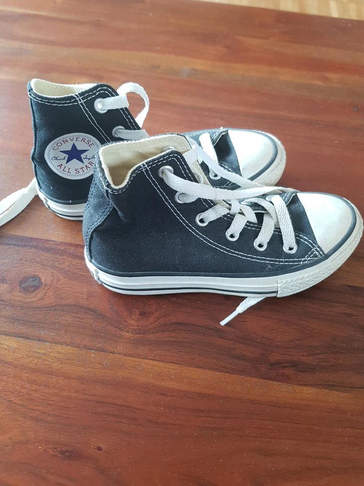 CONVERSE Chucks schwarz - wie neu -  Größe 28 in Würzburg