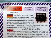 Melodiengenerator 5 W. KEMO M141 - Nordrhein-Westfalen - Löhne Vorschau