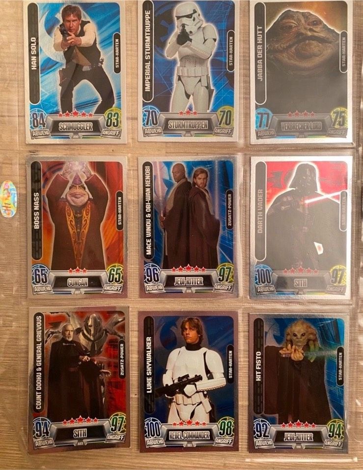 Star Wars Force Attax Serie 2&4 Seltene Karten!! in Möser