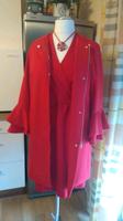 Roter 2Teiler Kleid/Longjacke ⭐Gr40/42⭐ LANDS'END Alba Moda Bayern - Vöhringen Vorschau