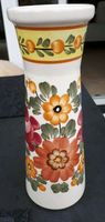 Vase 28 cm, mit Blumen bemalt Handarbeit, ZF KOLO Hessen - Bad Emstal Vorschau