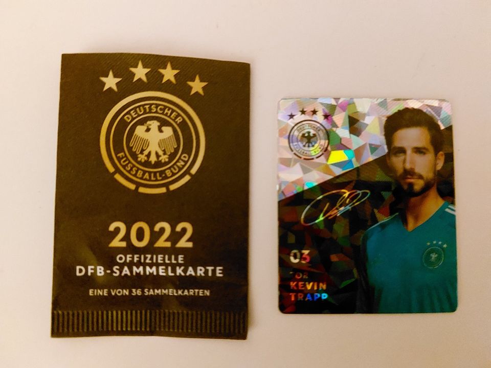 REWE WM 2022 Glitzer Nr. 03 - Kevin Trapp (inkl. Briefversand) in Hennef (Sieg)