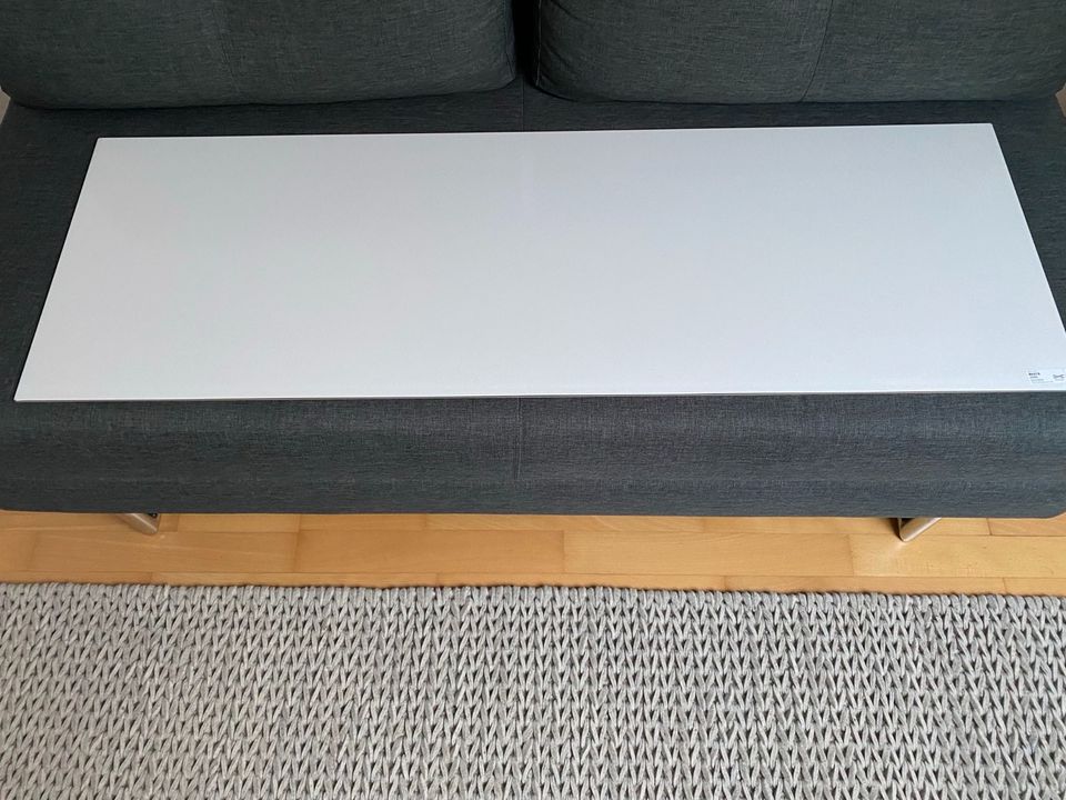 Ikea Bestå Glasplatte weiß/weiß 120x40 cm in Oerlinghausen