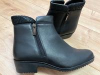Damen Stiefeletten neuwertig Gr. 5, 38 schwarz, leichter Einstieg Hessen - Hohenstein Vorschau