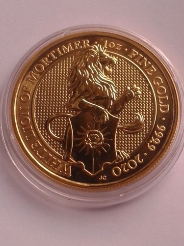 100 Pfund 2019 Grossbritannien queens beasts White Lion 1oz Gold in München