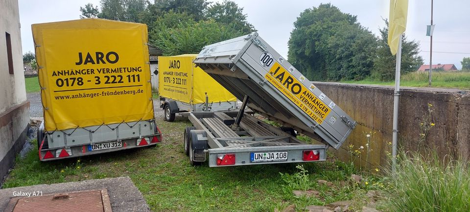 Dreiseitenkipper Anhänger zu mieten, leihen in Fröndenberg (Ruhr)