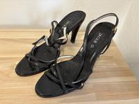 Sandalen Riemchen Plateau Leder schwarz Gr. 38 Jackie O. Italy Leipzig - Probstheida Vorschau