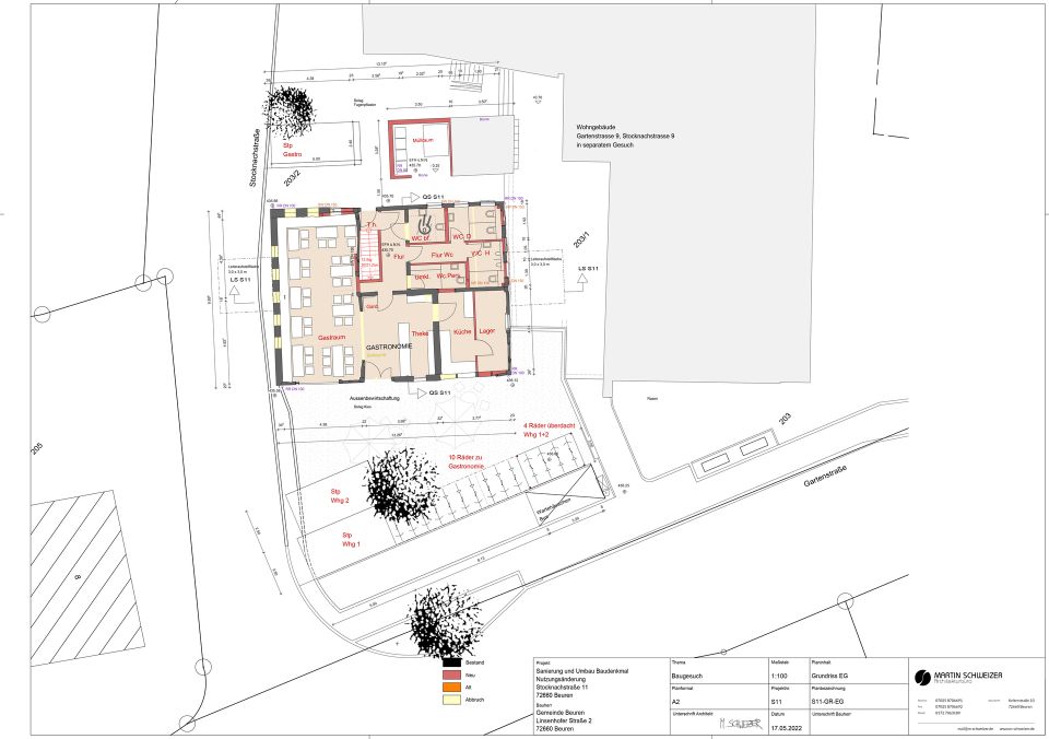 //Projekt mit Baugenehmigung //Denkmalschutz //114 m² Wohnen + 109 m² Gewerbe //Sonder-AfA //KfW in Beuren