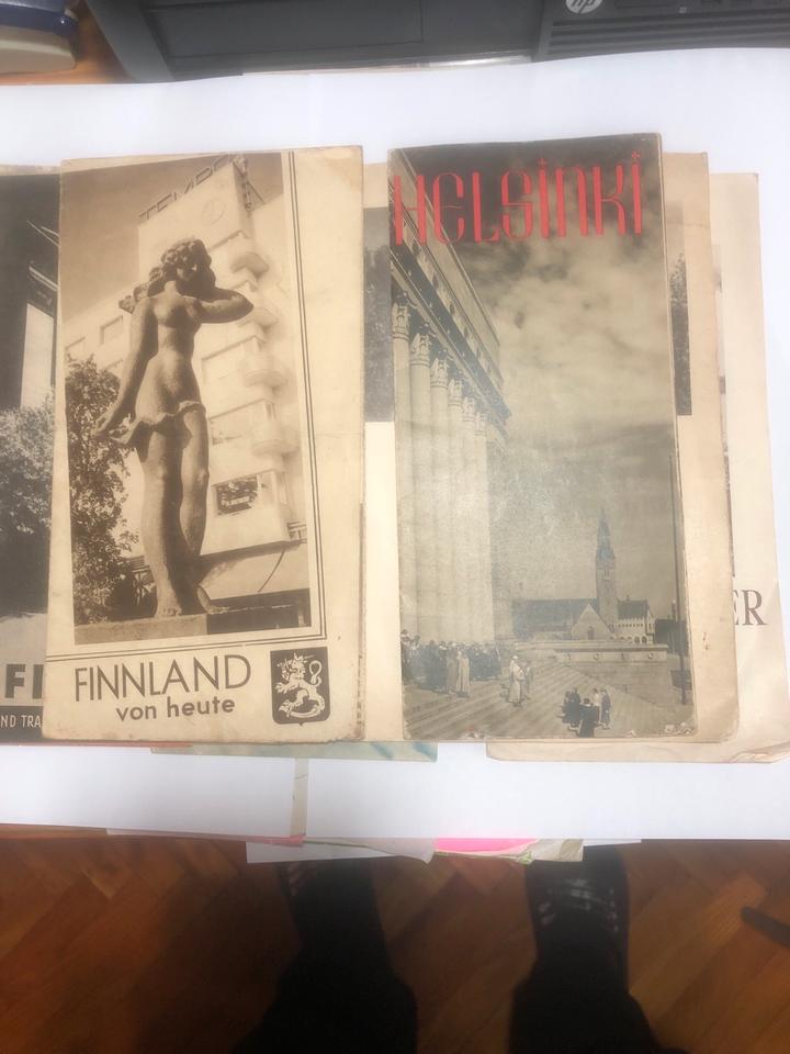 Konvolut 10 Versch. Alte Reiseprospekte FINNLAND - 1937 bis 1941 in Dessau-Roßlau